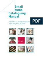 Small Museums Cataloguing Manual 4th