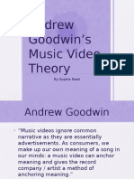 Andrew Goodwin's Music Video Theory