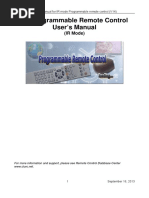 User Manual IR Mode en v14