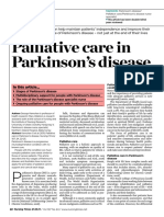 Palliative Care in Parkinson's Disease: Review