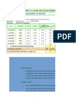 Calculo de Horas Trabalhadas em Um Projeto