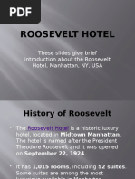 Roosevelt Hotel owned by PIA