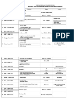 Jadwal Kegiatan PBL