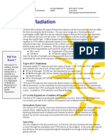 UV Radiation Fact Sheet Explains Health Risks