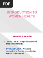 Introduction To Women Health