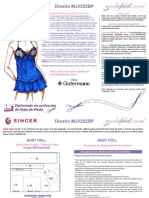 Instrucciones de Costura Del Baby Doll o Pijama mj3292bp PDF