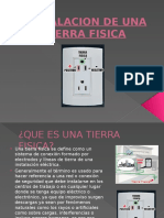 Tierra Física - Instalación