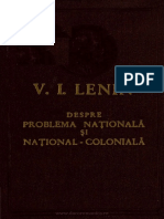 Despre Problema Naţională Şi Naţional-Colonială