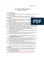 Curs 5 - Aparitia, Adoptarea, Modificarea, Suspenadrea Si Abrogarea Constitutiei