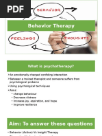 Behaviour Therapy