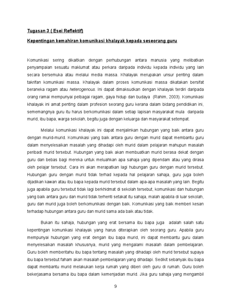 Kepentingan Komunikasi Berkesan Antara Ibu Bapa Dan Sekolah
