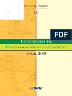 Indicadores de Desenvolvimento Sustentável Brasil IBGE