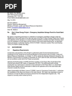 BC Hydro Letter to FLNRO Chris Addison re
