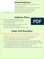 Quarter 4 Additon Rules of Probability