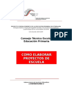 Cons Tec Pro y Ect Escuela Prim