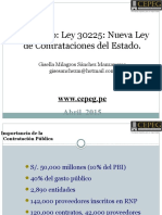 Seminario: Ley 30225: Nueva Ley de Contrataciones Del Estado