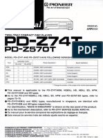Pioneer Pd-z74t z570t