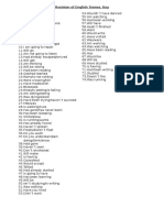 Revision of English Tenses. Key