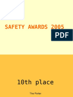Safety Awards 2005