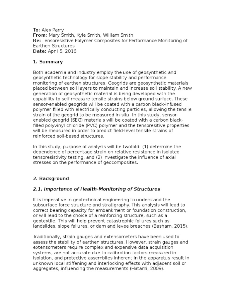 Writing A Research Memo