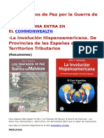 Los Tratados de Paz Por La Guerra de Malvinas. - LA ARGENTINA ENTRA EN EL COMMONWEALTH - La Involución Hispanoamericana.