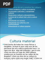 Siete Maneras de Ver y Analizar Las Culturas