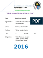 Trabajo Costos y Presupuestos