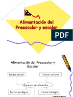 Alimentación Del Preescolar y Escolar