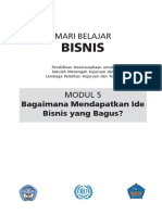 Bagaimana Mendapatkan Ide Bisnis Yang Bagus