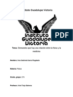 Demuestra si existe alguna relación entre la física y la medicina