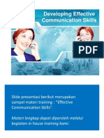 Materi Pelatihan Effective Communication Skills