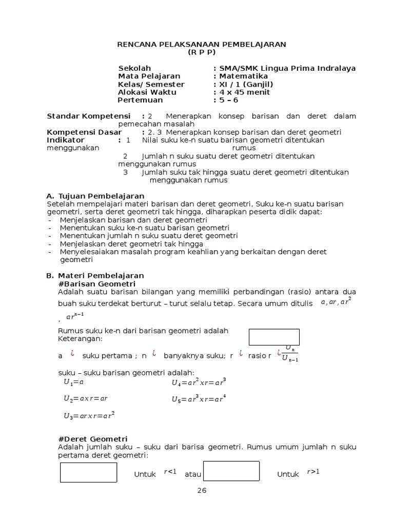 Contoh Soal Dan Jawaban Deret Berkala