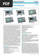 Anritsu SiteMaster S100C, S200C, S300D, S800D Series