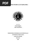 Download Tugas Proses Pembuatan Keramik by Gandi Punggara SN316407192 doc pdf