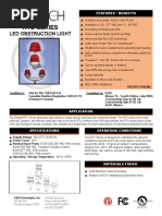 Rto Series Led Obstruction Light