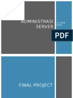 Slide Materi - Admin Server - Final Project