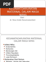 Download Kegawatdaruratan Maternal Dalam Masa Nifas by Rosa Indah Kusumawardani SN316413432 doc pdf