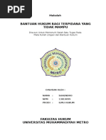 Download makalah BANTUAN HUKUM BAGI TERPIDANA YANG TIDAK MAMPUdoc by Black Memories SN316413490 doc pdf