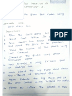 Sample For Part Modelling and Assembly Procedure