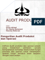 Audit Produksi dan Operasi