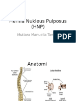 Hernia Nukleus Pulposus (HNP)