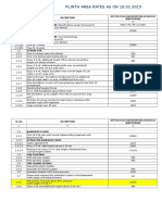 MPWD Sor Vol. II Plinth Area Rate