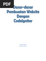 Download Dasar membuat website dengan CodeIgniter by mukidin SN31642167 doc pdf