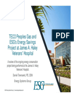 SAME April 2016 Luncheon Presentation - James A. Haley Veteran's Hospital: TECO and ESG's Energy Savings Project