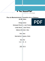 Plan de Mantenimiento Preventivo de Un Sistema de Bombeo