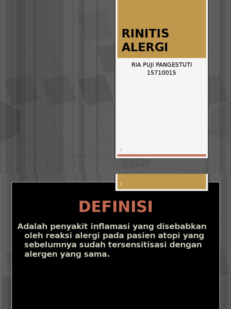 Panduan Lengkap Rinitis Alergi | PDF