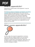 Appendicitis