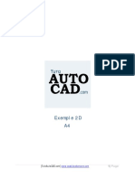 Exercices AutoCAD 2D A4