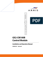 GX2-CM100B Control Module Installation and Operation Manual