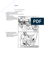 Setting shift mechanism special tools required